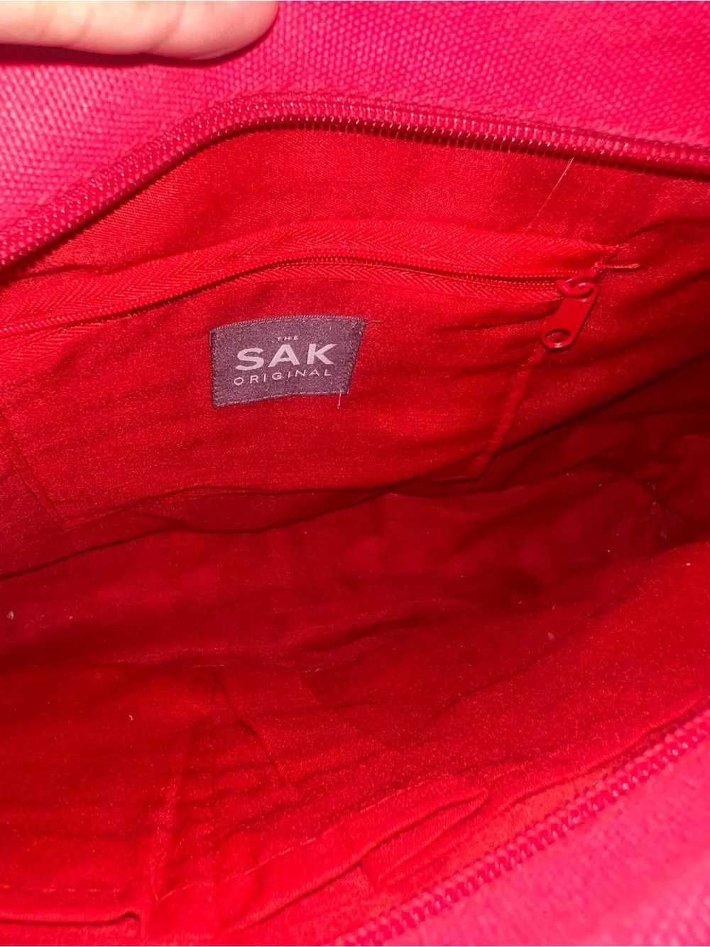 Vintage The Sak Original Pink & Natural Woven Straw Tote Beach Market Bag - Picture 5 of 8